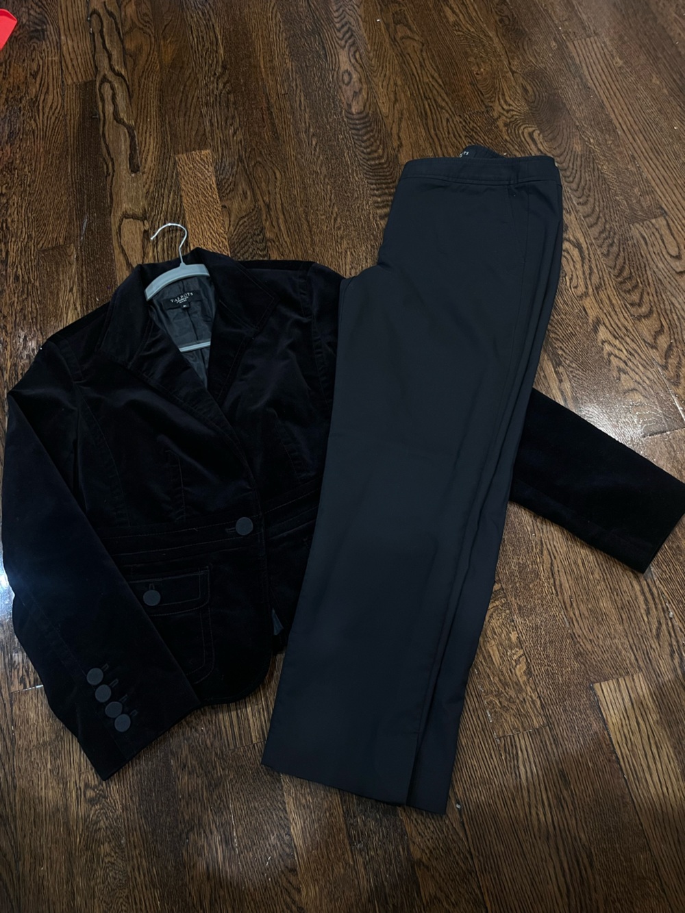 Talbots Black Petite pants with blazer